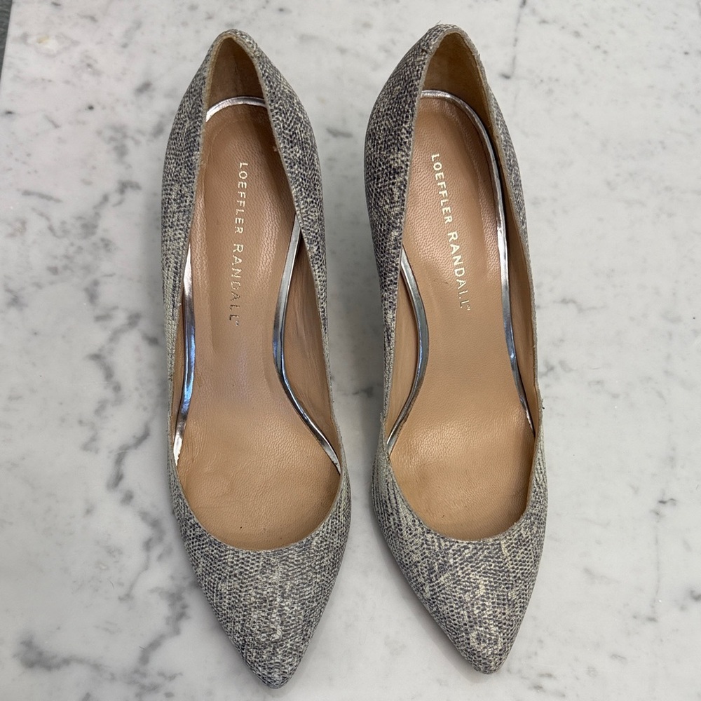 Loeffler Randall Snakeskin Pattern Heels - Picture 3 of 6